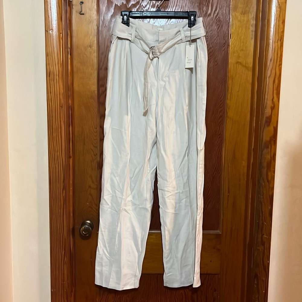 Women’s Linen Paper Bag Style Pants